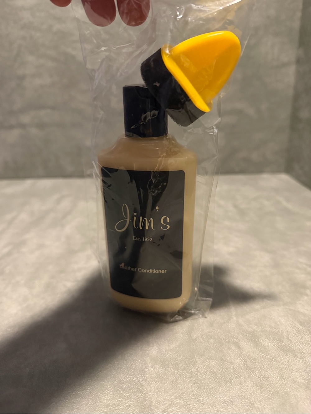 Large 8 oz. Jim's Juice Leather Conditioner - New in Sealed Wrapper - Picture 3 of 5